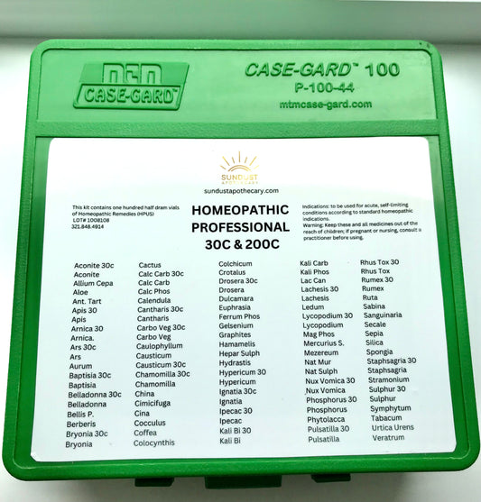 Homeopathic 100 remedy Kit